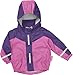 Playshoes Girl's Kids Waterproof Sportive Jacket Raincoat, Pink (Purple/Pink), 9-12 Months (Manufacturer Size:80cm)