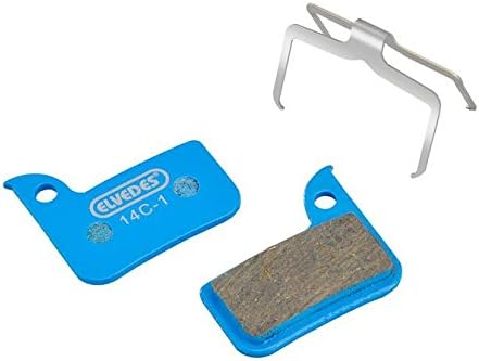 Elvedes Unisex's Disc Brake Pads Organic Per Pair Fits Sram Red Road-Multicoloured