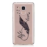 Huawei Honor 5C Case, BONROY® Huawei Honor 5C Fashion painting pattern Case Bumper Transparent Soft Gel Shockproof Case Resist Protection Shell for Huawei Honor 5C
