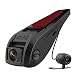 Produktbild PRUVEEO Q2 Autokamera Dashcam Dual Channel, 170 + 90 Grad Weitwinkel vorne und hinten, 1080p HD Nachtsicht Dashboard Kamera Driving Recorder DVR für Auto Fahrzeuge