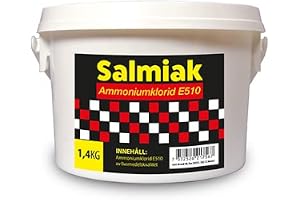 Salmiak (Ammoniumklorid) 1400 gram livsmedelskvalitet - köpa till bra pris