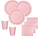 Produktbild 52 Teile Party Deko Set Pastell Rosa für 16 Personen