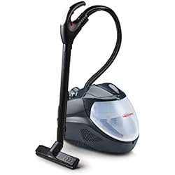 Polti VAPORETTO LECOASPIRA FAV 20 Nettoyeur vapeur et aspirateur avec filtre à eau, 3.5 bar, 2450 W, Gris/Bleu