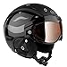 Produktbild Bogner Helm B-VISOR FLAMES BLACK Größe M - Kopfumfang 55-59cm