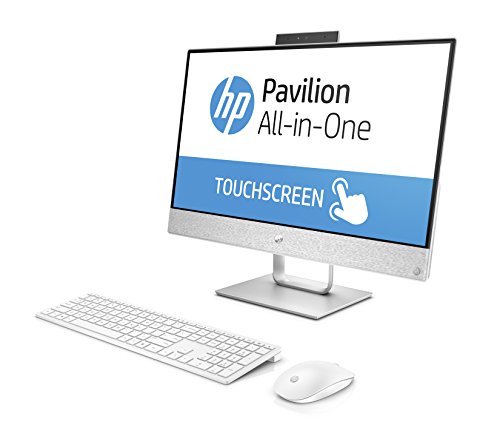 HP Pavilion All-in-One 24-x058ns - Ordenador de sobremesa DE 23 8  FHD  Intel Core i7-7700T  8 GB RAM  1 TB HDD  Intel HD 630  Windows 10 Home 64  Blanco Nieve - con Teclado QWERTY Espa  ol y Rat  n