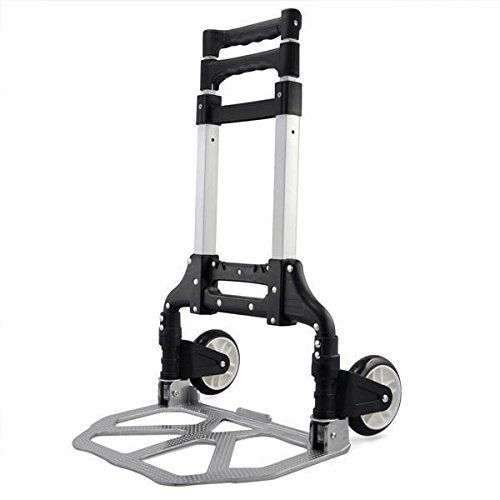 Yahee Sackkarre Plattformwagen Transportsystem klappbar belastbar bis 80 kg Transportkarre mit ausziehbarem Griff - 7