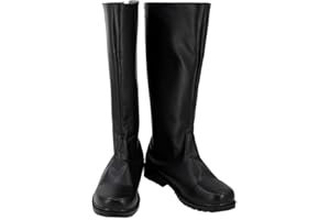 Lixinya Krieger Anime Halloween Karneval Schuhe Cosplay Lange Stiefel Herren