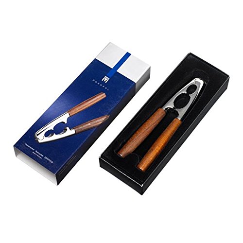 Westmark Nussknacker, Poliert, Zinkdruckguss, Holzgriffe, Länge: 18,1 cm, Estetico, Silber/Braun, 16805580