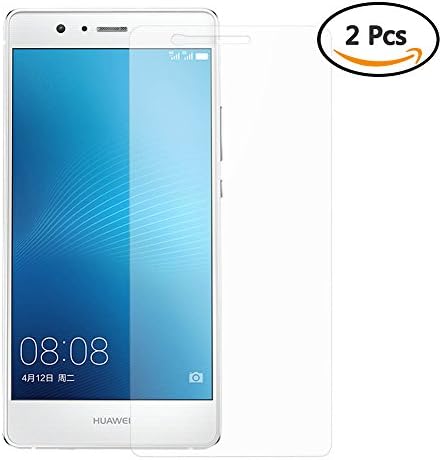 [2 Pack] Huawei P9 Lite Screen Protector / Deallink Tempered Glass Screen Guard with High 9H Hardness (0.3mm HD Ultra Clear)