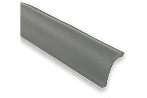 Pescaplanet 5 Metri di Guarnizione Copriviti per Camper 12mm Disponibile Bianca Grigia o Nera (Grigia 11 mm)