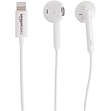 Amazon Basics – Kopfhörer mit Lightning-Anschluss, Apple-Mfi-zertifiziert, weiß