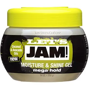 SoftSheen-Carson Let 039;s Jam! Mega Hold Moisture amp; Shine Gel - Mega Hold, 9 oz