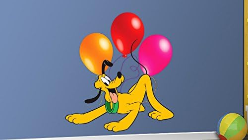 Pluto Wall Stickers Decor Decal Art For Kids Bedroom Nursery