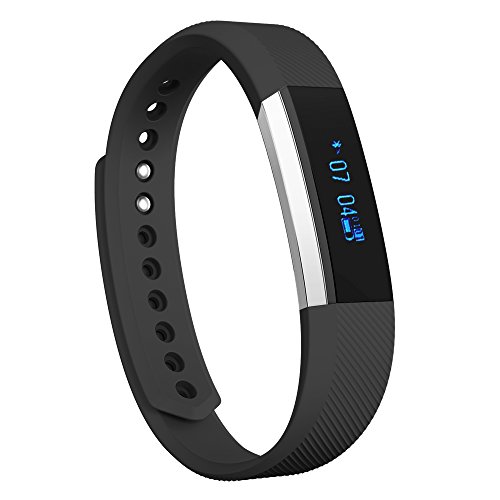Schrittzähler Armband Uhr, USB-Stecker Bluetooth Sports Wearables Tracker mit Smart Notifications,Schritt Schlafanalyse Rate Monitor Smart Wristband mit OLED-Display,Kalorien verbrannt,Sedentary Reminder,Push-Erinnerungen für Anruf und Nachrichten etc,Rote