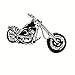 Produktbild Chi Wall Sticker Retro Klassische Motorrad Maschine Wandaufkleber DIY Abnehmbare Vinyl Poster Chopper Wandaufkleber Aufkleber Wandbild Decor Für Spielzimmer 59 * 39 cm