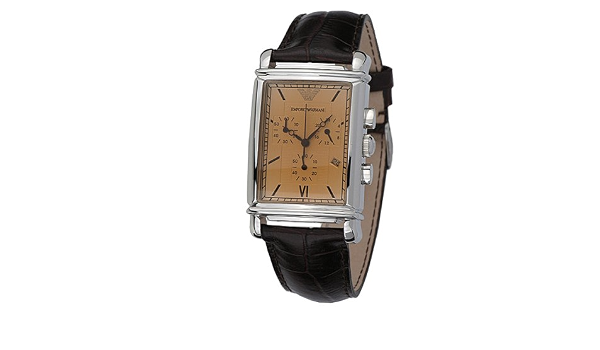 Buy Emporio Armani Classic Analog Brown Dial Men's Watch - AR 0285 at  Amazon.in