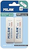 Diseño y funcionalidad Milan BPM9208 - Pack de 2 gomas de borrar