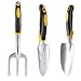 Produktbild Newgreenca 3 Teile Set Pro Gartenwerkzeug zum Graben Bodenlockerung Jäten Transplantation