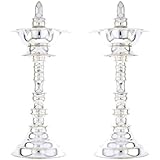 Sri Jagdamba Pearls Lightning Silver Diya