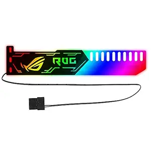 RGB25 RGB Graphics Card Stand Graphics Card Support with RGB Light Effect 5V Big 4 Power Supply Graphics Card Holder -MAYIS