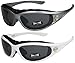 Produktbild X-CRUZE 2er Pack Choppers 911 X 06 Sonnenbrillen Motorradbrille Sportbrille Radbrille - 1x Modell 07 (anthrazit/schwarz getönt) und 1x Modell 08 (weiß/schwarz getönt)