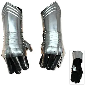 Medieval Knightly Gauntlets Steel Armour Hand Gloves