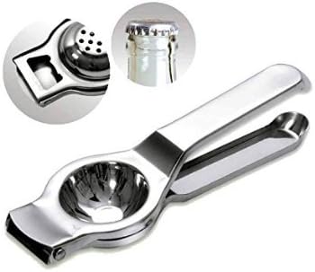 Capital 2 in 1 Lemon Squeezer with Bottle Opener attached Premium Quality Stainless Steel Citrus Juicer - Stronger Squeezers - Squeeze Lemons, Limes & open bottles Effortlessly By YouLookHot