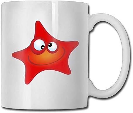 Funky Red Starfish Custom Coffee Mugs 11 Oz Ceramic Tea Cup