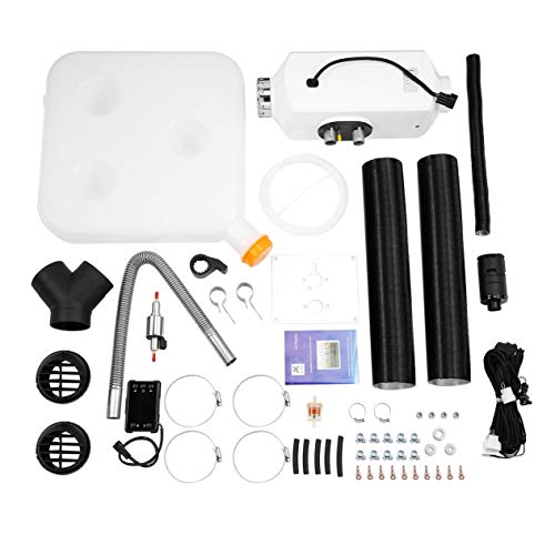 Preisvergleich Produktbild 5 kW 12V-Heizöl-Heizung Aluminiumlegierung Luftstandheizung mit Entlüftungskanal Heizung für Auto-LKW-Boot Bus