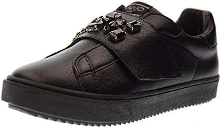 Liu Jo Girl Low Shoe Women Sneakers Without Laces UM23263 Black Size 37 Black