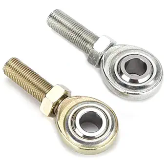 Left Right Hand Thread Rod End, RH LH Male Thread Heim Joint Universal 2pcs for Cars ATVs Ships Motorcycles