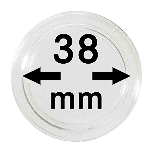 Lindner 2250038P Münzkapseln 38 mm-10er Pack