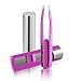 La-tweez Pro Colorful tweezers in carry case - Purple