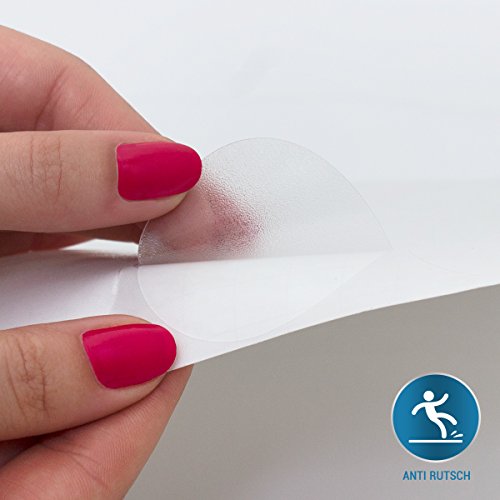 Wandkings Anti-Rutsch-Sticker 28 Stück Klebepunkte 4,8 cm Durchmesser für Sicherheit in Badewanne und Dusche - 3