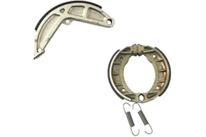 SEBA.RICAMBI Kit Set Ganasce Ganascia Freno Freni Anteriore e Posteriore per Cerchi Ruote in Lega a 4 Razze per Tutti i Modelli di Ciclomotore Compatibile con Piaggio Ciao Si Bravo Ecc