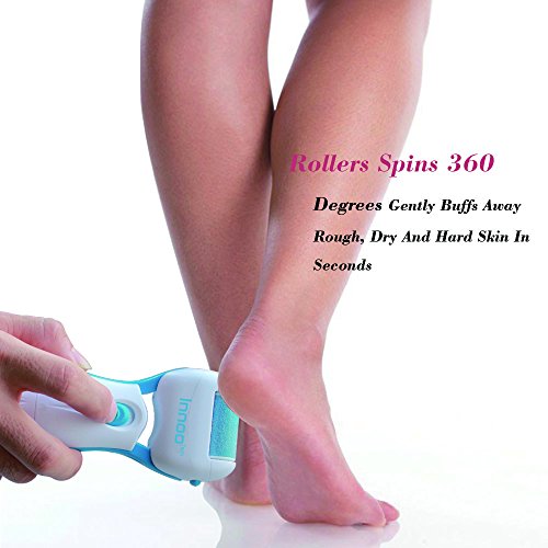 InnooTech Hornhautentferner elektrischer Hornhaut Entferner Fußpflege Pedicure Pediküre Fußroller Fußfeile Hornhautentfernung Wasserdicht Ersatzrolle - 2