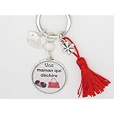 PORTE CLÉ personnalisation possible CADEAU POUR UNE MAMAN, TATA, SŒUR , COPINE, MARRAINE QUI DÉCHIRE idée cadeau anniversaire, fête, petite attention... fête des mères