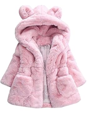 Babykleidung,Sannysis Baby Mädchen Herbst Winter Kapuzenmantel Umhangjacke Dicke warme Kleidung 1-4Jahre (100,...