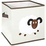 FABELBUNT® faltbare Spielzeugkisten mit versch. Tiermotiven (30x 30x 30cm)