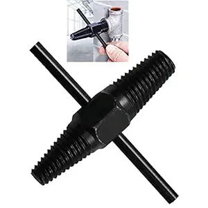 Vinayakart Screw Extractor Broken Bolt Remover Tools Dual-Head Water Pipe Screw Removal Tool Broken Bolt Remover for 1/2 Inch 3/4 Inch Pipes Valve Faucet