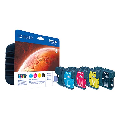 Brother LC-1100HY Original Tintenpatronen im Value Pack (für Brother MFC-5890CN, MFC-5895CW, MFC-6490CW, DCP-6690CW, MFC-6890CDW)