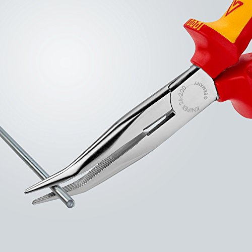 Knipex 26 26 200 – Flachrundzange mit Schneide, VDE-geprüft - 5