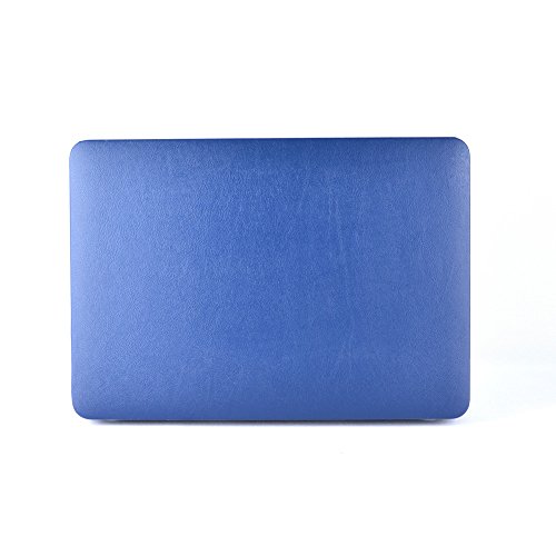 Macbook Pro 13 Hülle Case Tastaturschutzfolie Displayschutzfolie 3 in 1 Kit, TECOOL [Ultra Dünn Serien] Leder Hartschale Schutzhülle Case für MacBook Pro 13.3 Zoll Modell: A1278 – Dunkelblau - 4