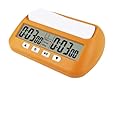 Eacam Chess Clock Digital Timer - 3 In 1 Count Down Game Timer, with Bonus Delay Count Down up Alarm, for International Chess Game, Pro Players, Board Games for All Ages