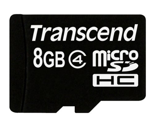 Transcend Micro SDHC 8GB Class 4 Speicherkarte mit SD-Adapter - 2