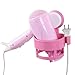 Produktbild Fön Halter Dusche Raum Haushalt Kunststoff Wand montiert Lock Saugnapf Haartrockner Fön Lagerung Organizer Rack Fön Halter Ständer für Home Badezimmer rose
