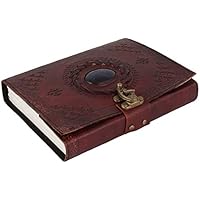 Urbankrafted Handmade mit wertvollen Center Stone Zeitschriften und Sicherheitsseite Messingschloss