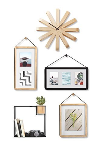 Umbra 118071-390 Ribbon Wanduhr, natur - 4