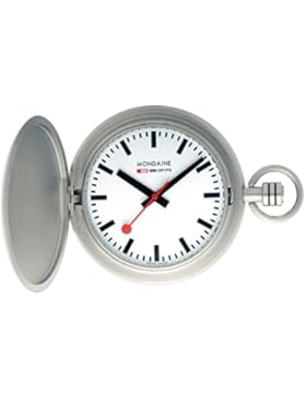Mondaine Herren-Armbanduhr SBB Savonnette Pocket Watch 51mm Analog Quarz A660.30349.16SBB