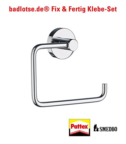 Preisvergleich Produktbild Smedbo Toilettenpapierhalter Home HK 341 zum Kleben . OHNE BOHREN